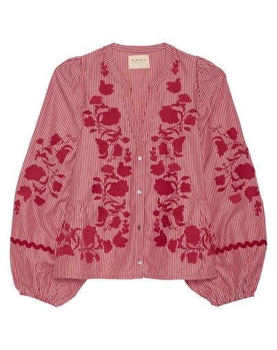 Sissel Edelbo - Juliane Top - Red Stripes